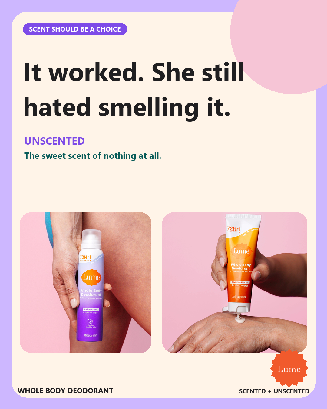 Static 6: It worked. She still hated smelling it.